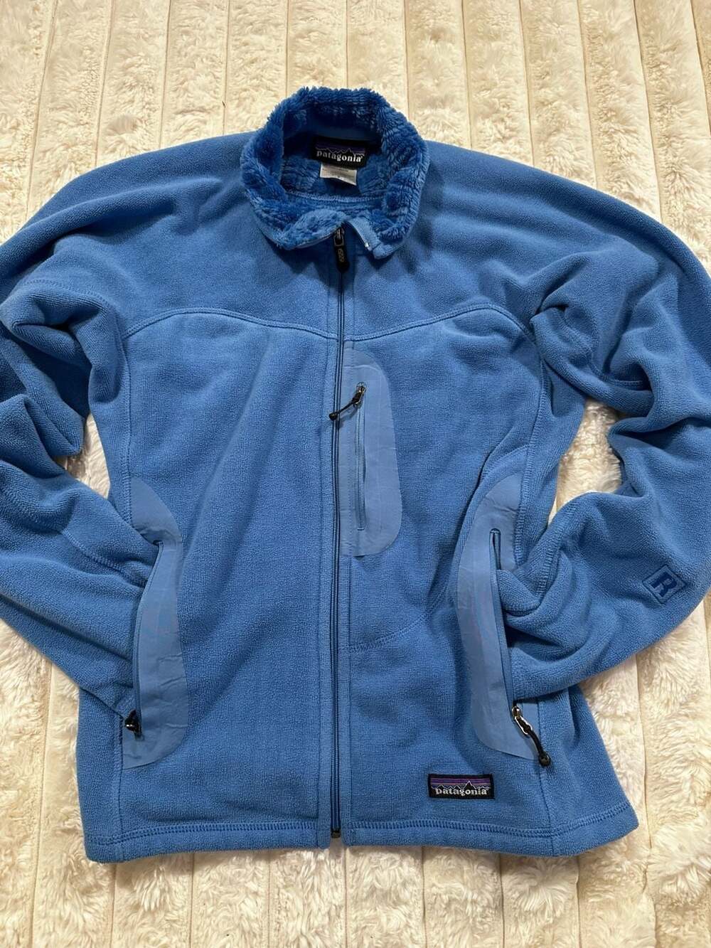 Patagonia Women's R3 Regulator Full Zip Fleece Jacket Blue Size S